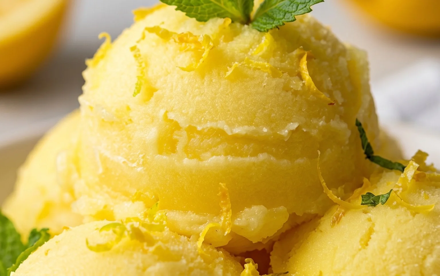 Lemon Sorbet