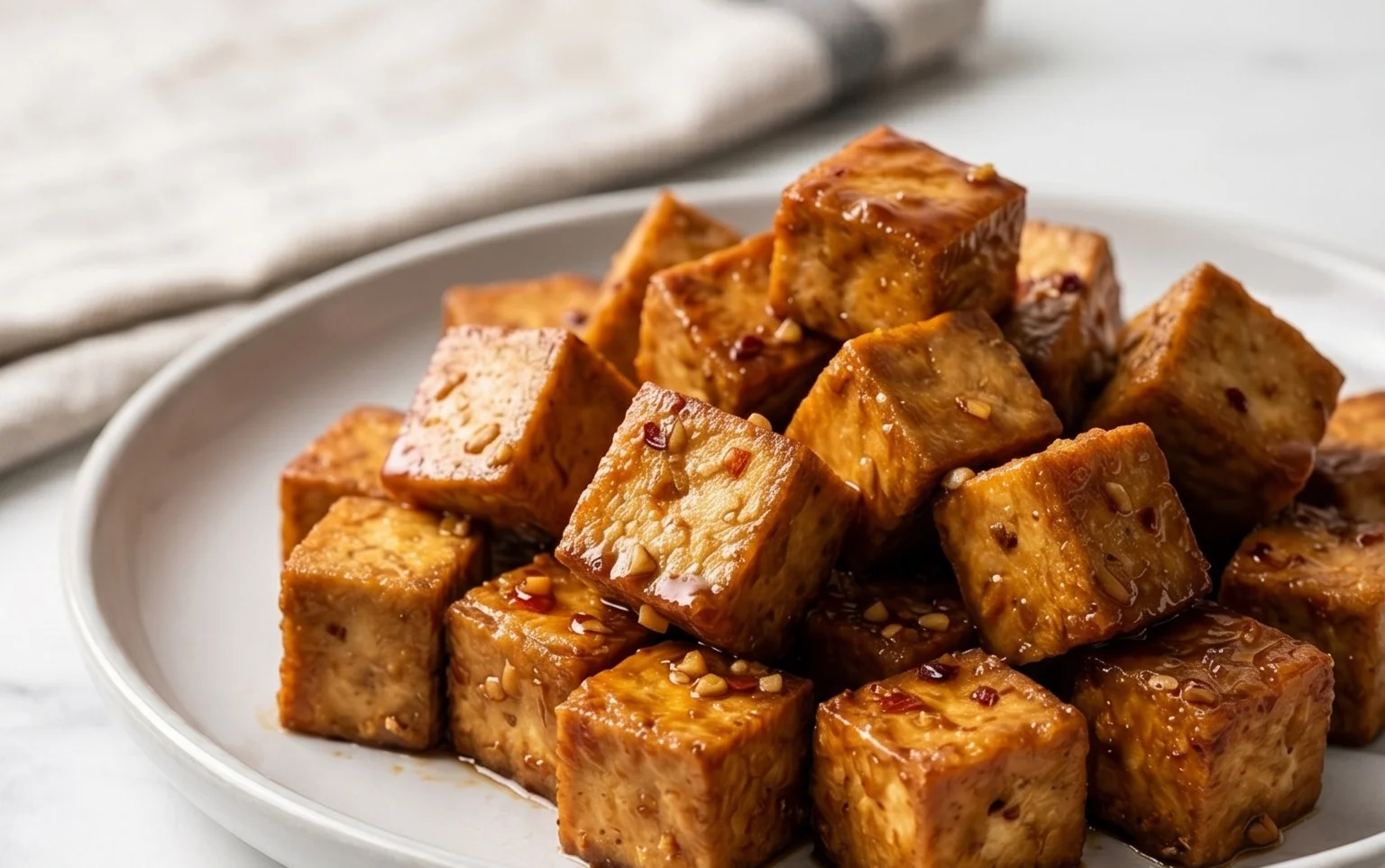 Honey Garlic Tofu