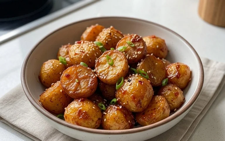 Crispy Honey Chilli Potatoes