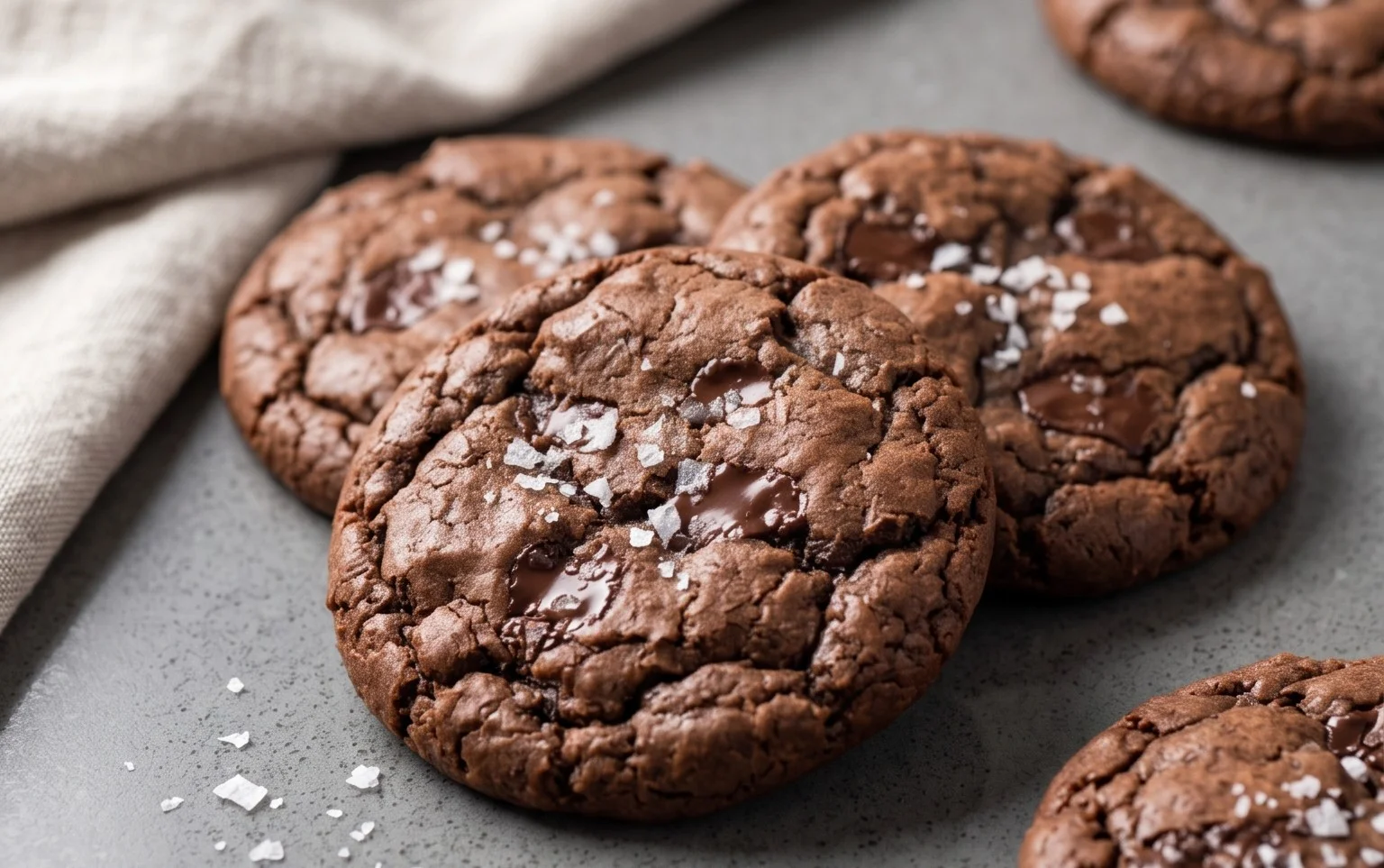 Salted Brownie Cookies