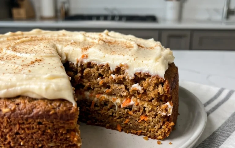 Easy Flourless Oatmeal Carrot Cake Recipe