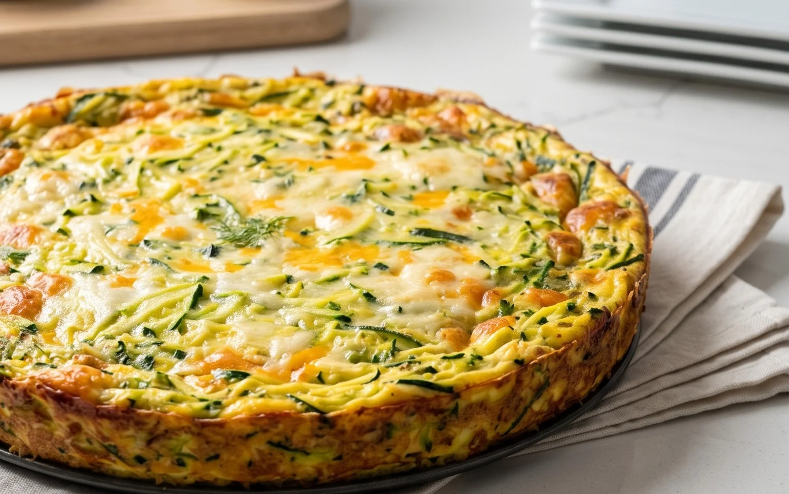 Crustless Zucchini Quiche Recipe