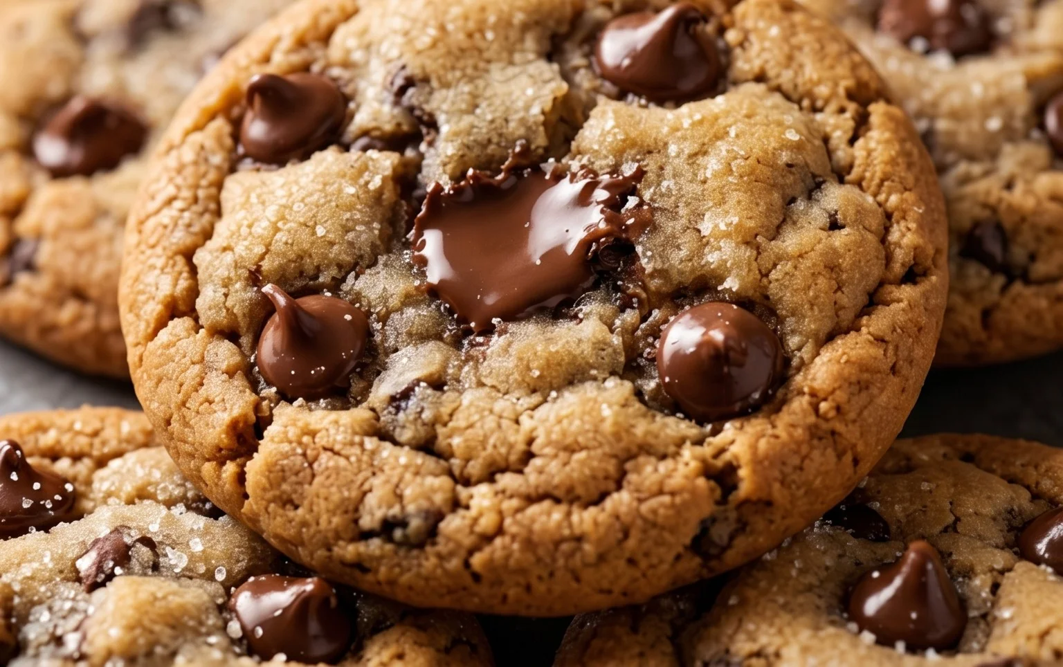 Crispy and Chewy Chocolate Chip Cookies