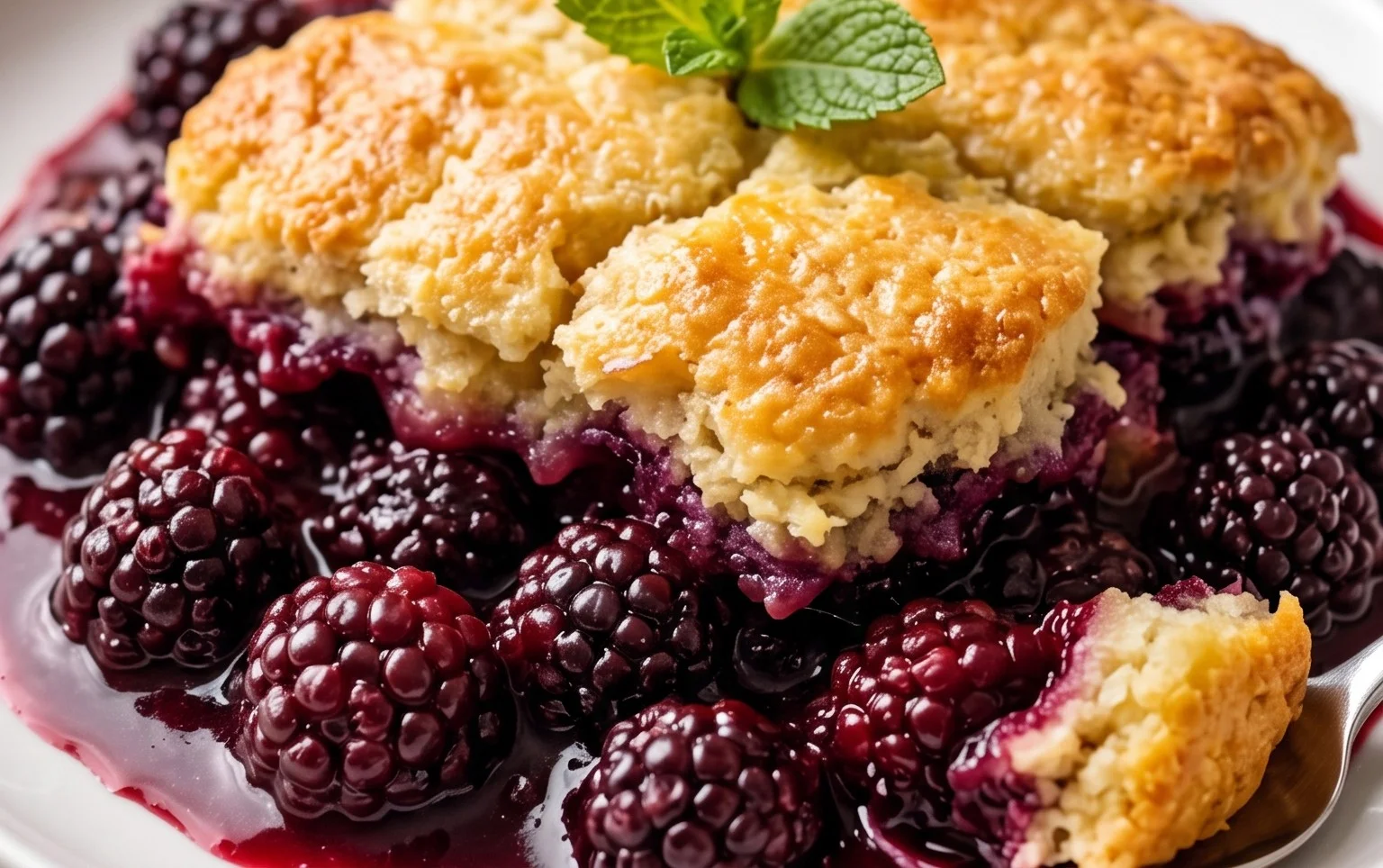The Pioneer Women's Blackberry Cobbler