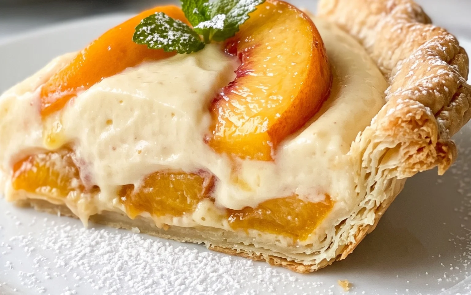 Peaches and Cream Pie
