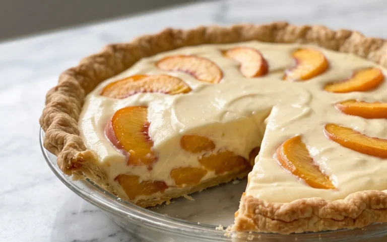 Peaches and Cream Pie