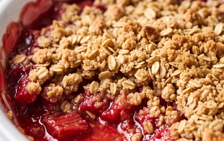 Easy Rhubarb Crisp