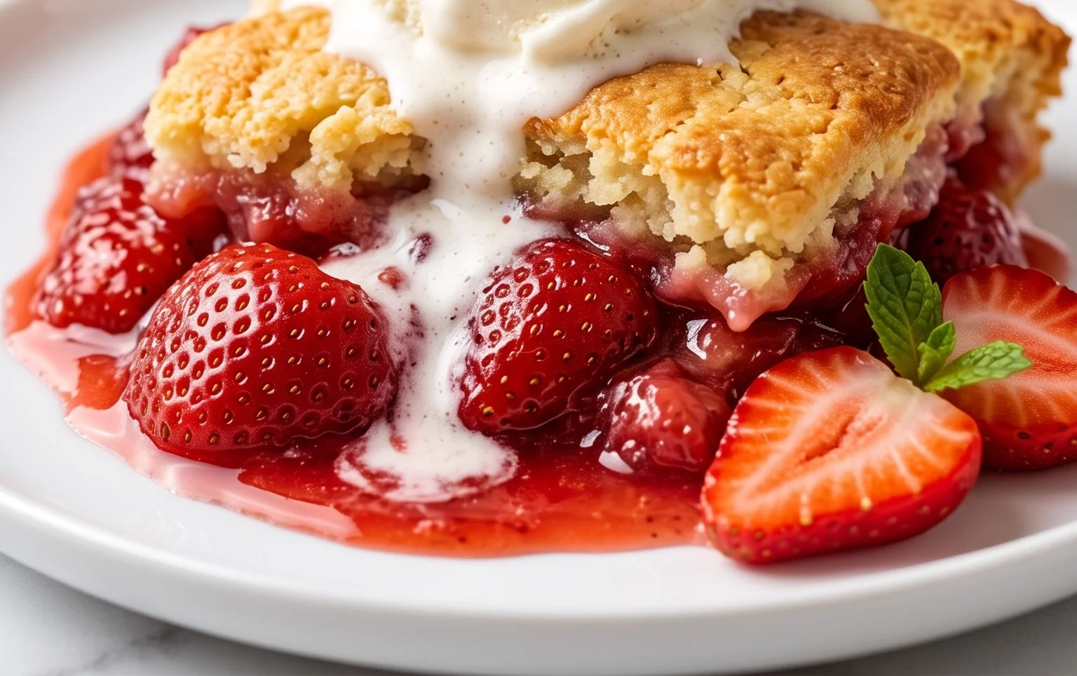 Strawberry Cobbler