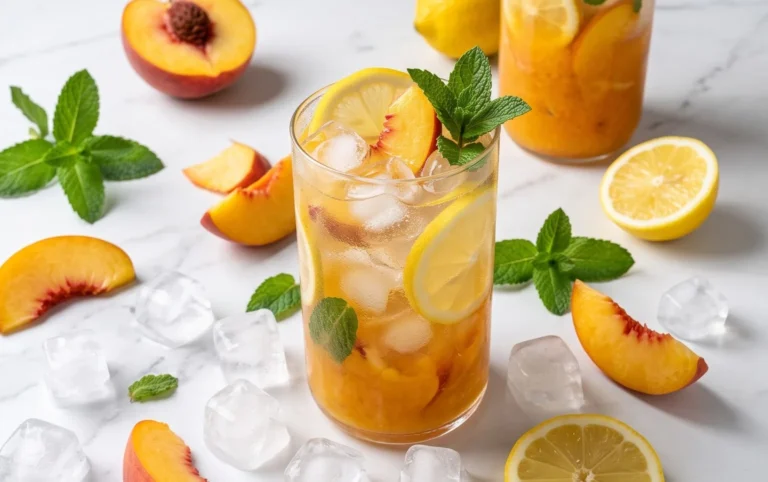 Refreshing Peach Lemonade