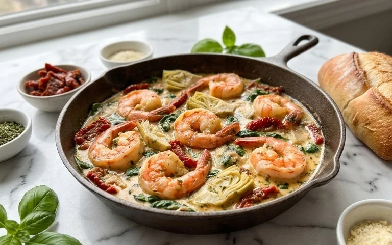 Tuscan Shrimp (One-Pan, 30-Minute Dinner)