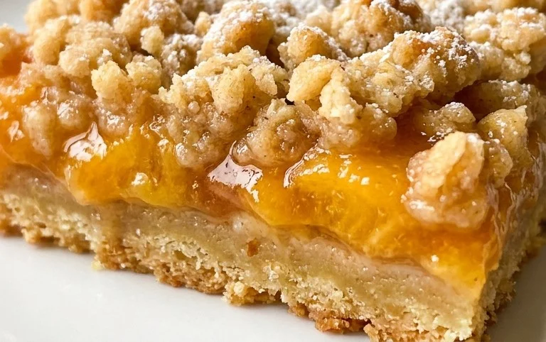 Fresh Peach Crum extractb Bars