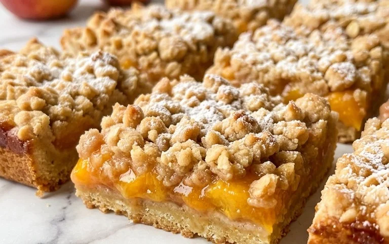 Fresh Peach Crum extractb Bars