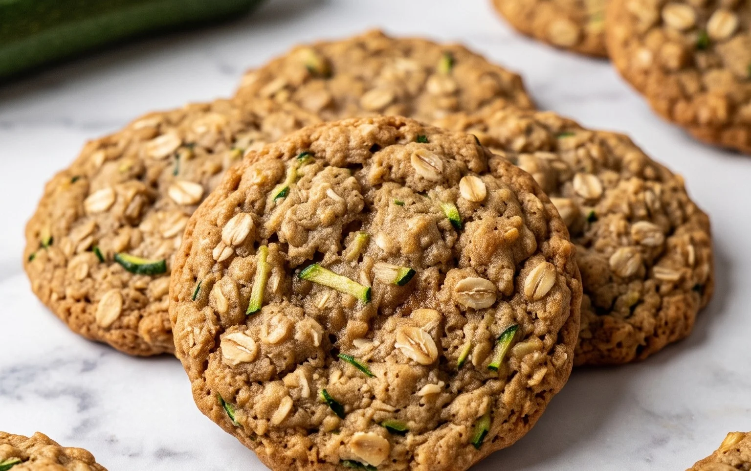 Healthy Zucchini Oatmeal Cookies
