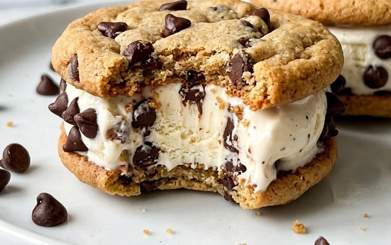 Cookie Ice Cream Sandwiches (Like a Chipwich!)