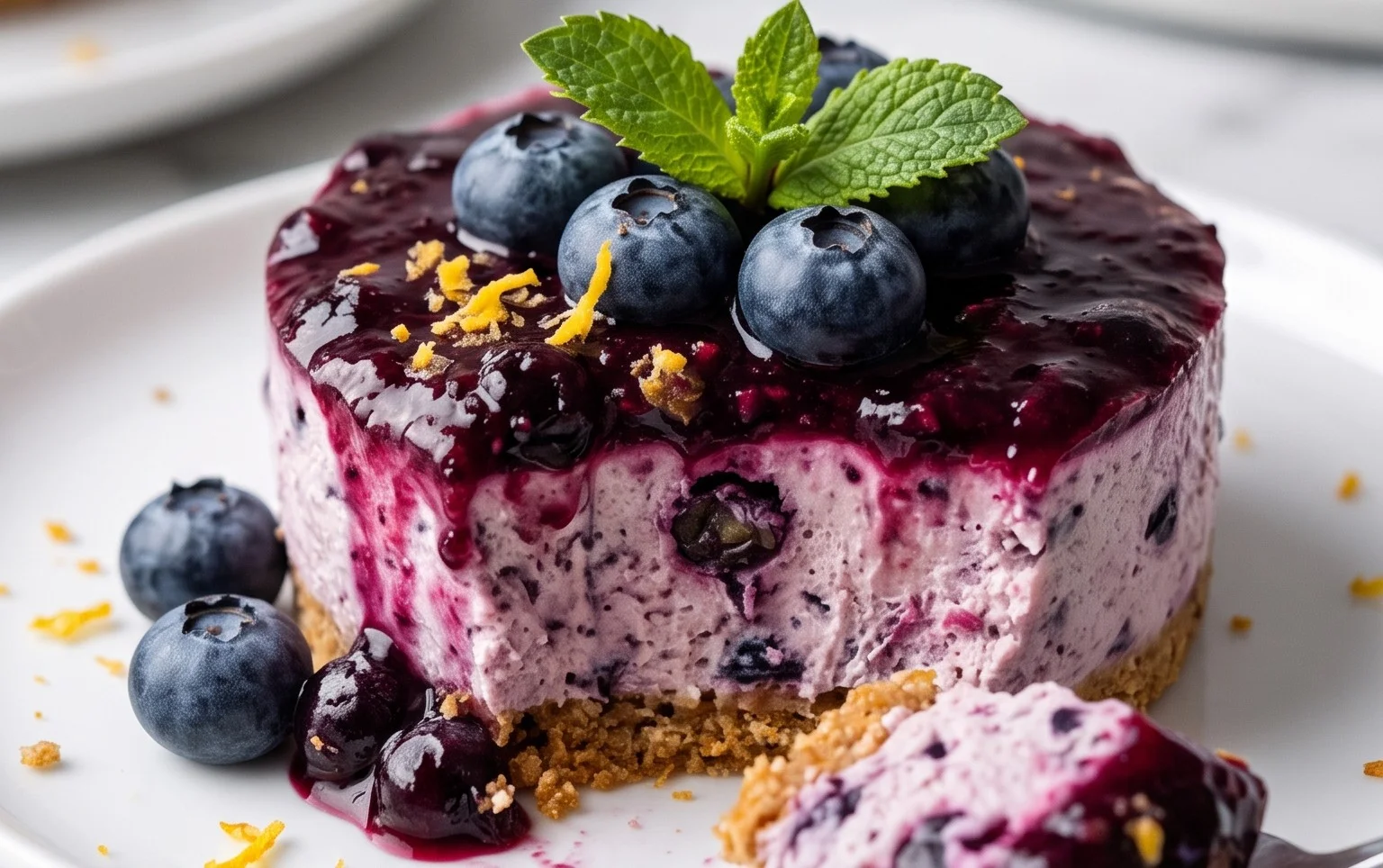 No-Bake Blueberry Yum Yum