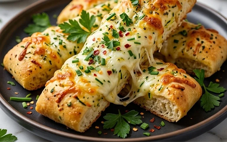 Cheesy Zucchini Breadsticks